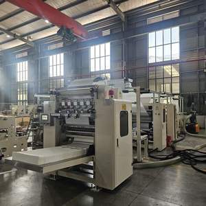 Máquina XinYun de 4L para fabricar toallas de papel de cocina <span class=keywords><strong>con</strong></span> laminación en V y pegamento, <span class=keywords><strong>con</strong></span> certificación CE en 3 líneas - Product Image 6