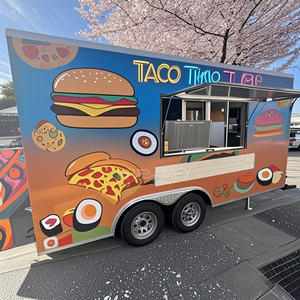 Remorques mobiles de concession 2025 entièrement équipées pour la vente de pizzas, de barbecues et de restauration rapide avec cuisine complète - Product Image 3