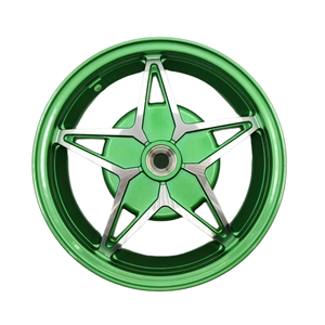 Roues de moto CNC en aluminium pour Vespa - 12*3.0J Avant & Arrière, montage direct |   Adapté aux climats tropicaux et tempérés - Product Image 2