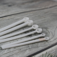 Petites cuillères doseuses miniatures en plastique de 0,05 g, 0,15 g, 0,25 g pour mesurer les médicaments en poudre