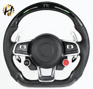 Volante de Fibra de Carbono para Volkswagen Polo gti Scirocco GTS GTE GLI R-Line <span class=keywords><strong>Golf</strong></span> 6 Mk4 Mk5 <span class=keywords><strong>Mk7</strong></span> <span class=keywords><strong>GTD</strong></span> CC Polo Jetta Passat - Product Image 1