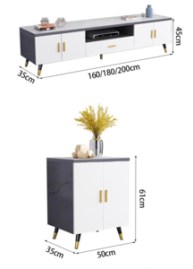 <span class=keywords><strong>Meuble</strong></span> <span class=keywords><strong>TV</strong></span> de style nordique minimaliste moderne avec fonction de rangement, <span class=keywords><strong>meuble</strong></span> de salon - Product Image 6