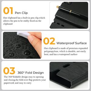 Groothandel Dubbele Clip A4 Papiermap PP Opvouwbare Kantoormap voor Papieropslag - Product Image 4