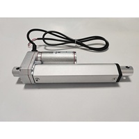 12V électrique Mini trappe actionneur linéaire 90KG levage poids 550mm course étanche brosse Commutation aimant Permanent Construction