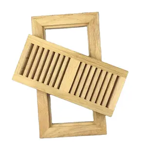 North American style wood vents/Flush mount vents /wooden oak Floor vents