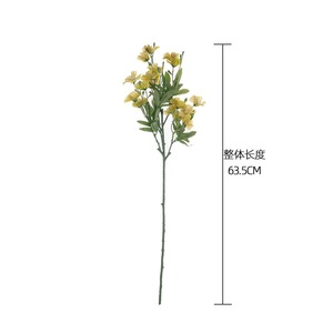 Fleurs artificielles Orchidée dansante Jaune Bleu Décoration Maison Bouquet de Mariage Plante Murale Allée DY1-124A - Product Image 4