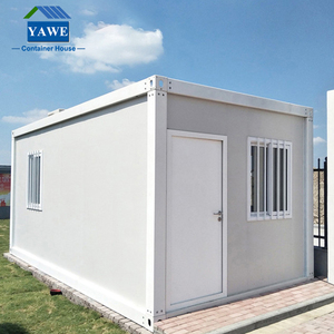 Niedriger Preis Leicht stahl Fertighaus Container Büro Modular Flat Pack Container Haus Lagerung Abnehmbares Container haus 20ft 40ft