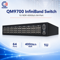 Haute densité QM9700 1U NDR 400 Gb/s 64 ports 32 ports OSFP 2 commutateur Internet réseau NDR InfiniBand