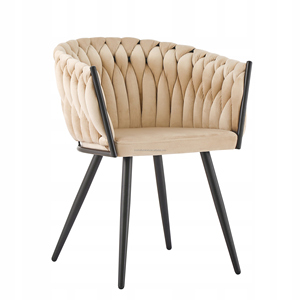 Nouveau design confortable salon salle à manger loisirs tissé <span class=keywords><strong>noir</strong></span> velours tissu <span class=keywords><strong>fauteuil</strong></span> avec <span class=keywords><strong>pied</strong></span> en <span class=keywords><strong>métal</strong></span> doré - Product Image 3