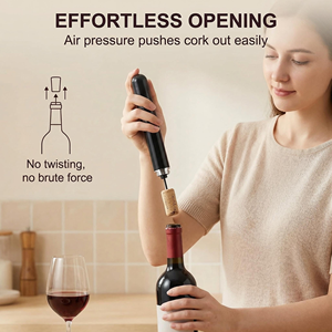 Meilleures ventes : Tire-bouchon décapsuleur à pompe à air, style stylo, accessoires de bar, cadeaux - Product Image 5