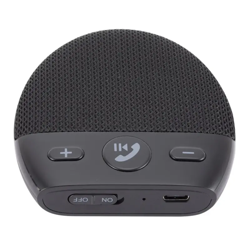 Wireless Vehicle Car Bluetooth V5.0 Speakers Handsfree Car Kit Hands-free Bluetooth Speakerphone Sun Visor Music Player With Mic