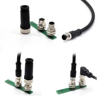 Connecteur étanche câble de soudage industriel circulaire moulage par injection prise industrielle connecteur de capteur M12