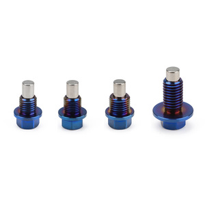 Titanium Alloy Oil Pan Drain <b>Plug</b> 12x1.25 12x1.5 12x1.75 14x1.5 Magnetic For All Car Models - Product Image 1