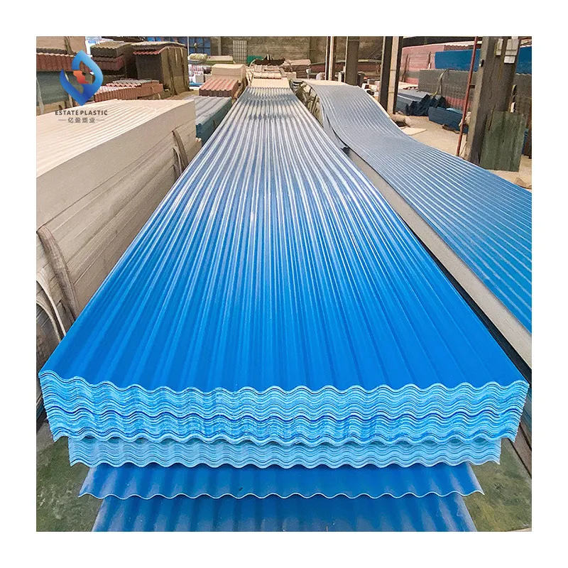 Low Cost Lightweight ASA Coated Synthetic Spanish Apvc Bamboo Plastic Roofing Roof Tiles Material Bent Tiles