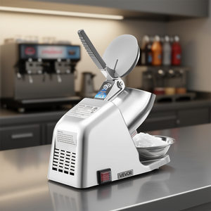 Máquina de hielo raspado comercial Vevor de 286 lb/h, trituradora de hielo eléctrica de acero inoxidable para uso comercial - Product Image 2