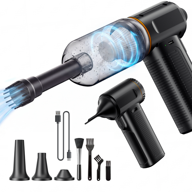 Turbo Blower Jet Fan 130000RPM Electric Air Duster Portable Hand Held Mini  Fan Battery Operated