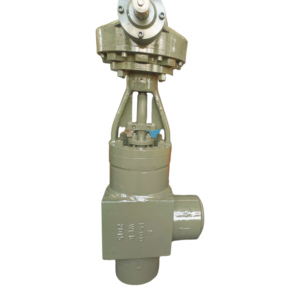 Vanne à opercule en acier forgé A105 PN100 DN200 pour centrale électrique, anti-refoulement, à actionnement électrique - Product Image 4