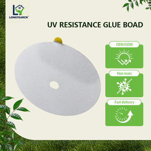 Tabla adhesiva redonda de 12.3mm de una sola cara, troquelada, resistente a los rayos UV, para captura de insectos voladores. - Product Image 5