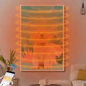 Graphene carbon crystal wall warm painting Living room household electric heater Office heater made in china