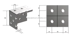 Klem sistem fitting cerdas meja las 3D fleksibel baru komponen inti besi cor kondisi baru aksesori Jigs las - Product Image 5