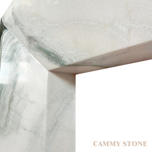 Caminetto in Marmo Bianco Panda Cammy Stone, Stile Lussuoso, Autoportante per Interni, <span class=keywords><strong>a</strong></span> <span class=keywords><strong>Legna</strong></span>, per Hotel e Cucine - Product Image 6