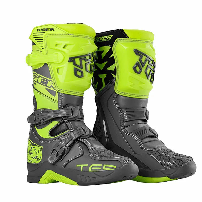 CHILDREN TR Tiger Brand Motorcycle Off-road MX Boots Riding Boots Anti-fall Car Shoes Lin Road Young Mountain Track Female