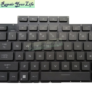 ใหม่แป้นพิมพ์แล็ปท็อป Ru US สีดำสำหรับ <span class=keywords><strong>ASUS</strong></span> <span class=keywords><strong>ROG</strong></span> <span class=keywords><strong>Strix</strong></span> <span class=keywords><strong>G17</strong></span> G733 G713QE G713 GL743 RGB backlit คีย์บอร์ด0KNR0-6916RU00 0KNR0-6916US00 - Product Image 2