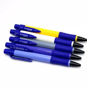 بيع بالجملة لون أزرق 0.7mm كرة القلم وجهة الكلامة الكابحة أقلام B-587 للمدرسة المكتب الفندق الكرة القلم