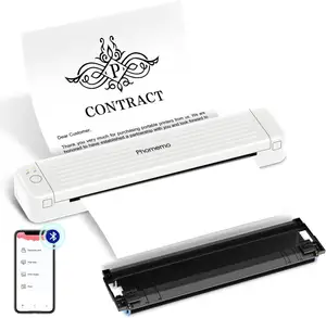 2024 Nieuw Aangekomen Phomemo P831 Mini Printer Directe Thermische Overdracht Printer Mobiele Document Printer A4 Papier