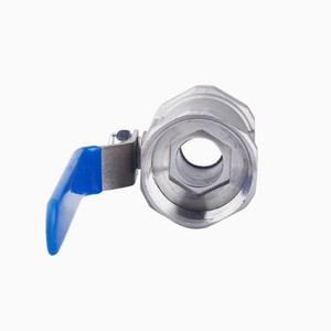 Giá bán buôn thép không gỉ tùy chỉnh Kết nối ren Hướng dẫn sử dụng <span class=keywords><strong>1PC</strong></span> bóng van cho khí/nước công nghiệp - Product Image 1