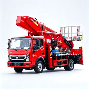 รถบรรทุกติดตั้งเครนยกของแบบยืดหดได้ DONGFENG 4x2 ระยะยกสูง 20-45 เมตร ผลิตจากโรงงานโดยตรง - Product Image 3