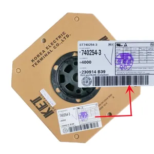 Terminal de deslizamiento KET 250 original, contacto de estaño automotriz de latón macho de cable a cable de 12mm, en stock