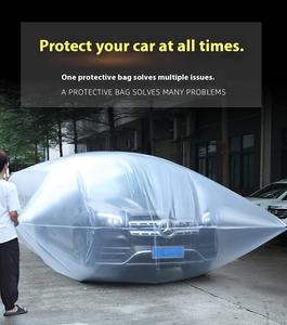Araba takviyeli PE 0.18mm kalın su geçirmez nem geçirmez sel geçirmez toz geçirmez tam sızdırmaz koruyucu kapak/IR koruma - Product Image 3