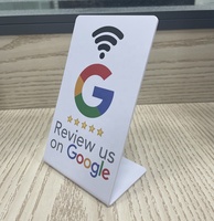حاملات بطاقات/لوحات/شعار لوحة قائمة بمراجعة من google حسب الطلب بمعيار NFC