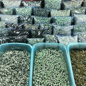 Tự nhiên chất lượng cao Ice kích thước nhỏ <span class=keywords><strong>Jade</strong></span> Donut 7.6 mét cho DIY đồ trang sức - Product Image 6