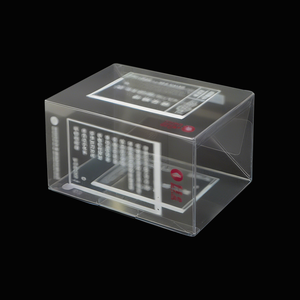 Boîtes de présentation alimentaire rectangulaires jetables en PET recyclables pour gobelets à glace, <span class=keywords><strong>vin</strong></span>, aliments en conserve, sauces aux fruits, bento, savon, chewing-gum et gâteaux - Product Image 5
