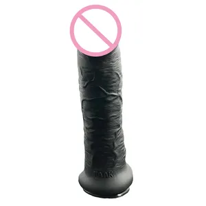 Waatfaak — godemichet en silicone noir et réaliste pour hommes, jouet sexuel flexible avec grosse prise anale, longueur 28.5cm, 11 ", 5.8cm, longueur 12 pouces