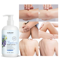 Vente en gros de lotions corporelles hydratantes parfumées à la myrtille parfumées avec marque privée personnalisée pour femmes et hommes