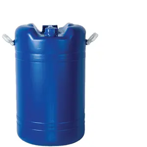 Cina 60 Liter kimia dapat biru ditutup Drum susun disegel plastik barel 60kg Drum 60 Liter kelas makanan kaleng minyak
