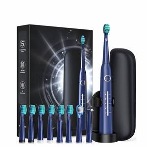 Brosse à dents électrique étanche de qualité supérieure pour un nettoyage en profondeur, personnalisable, nouvelle, fabriquée en Chine, avec poils en nylon moyens, idéale pour les voyages et l'usage domestique, parfaite comme cadeau. - Product Image 1