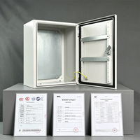 Boîtier de distribution étanche HMB IP66, armoire de distribution compacte murale, conforme aux normes CE ISO9001