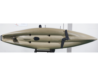 Kayak à pédales Yak Outdoors 13 pieds, monoplace, avec gouvernail intégré, moteur de pêche, hélice en plastique HDPE, garantie 3 ans, 1 personne