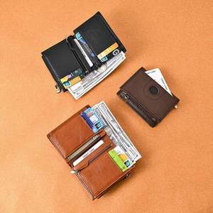 ジッパー付きカードRfid ZadigメダルブロッキングGuchi ExentriリップスティックVentroオックスフォード男性用レザーコイン財布 - Product Image 2