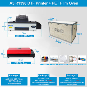 A3 R1390 DTF Printer with Oven for All Fabric A3 DTF Transfer Film T-shirt Printing Machine with White Ink Stirring Function - Product Image 3