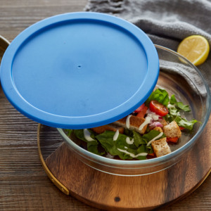 LINUO Glass Baking Khay Bộ Dụng Cụ Nấu Ăn Plateborosilicate Glass Baking Món Ăn & Chảo Với Nắp Pp - Product Image 2