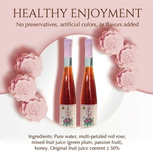Vin Rosé <span class=keywords><strong>Chinois</strong></span> Premium, Fermentation Multiple, Jus <span class=keywords><strong>de</strong></span> Fruits Naturel, Liqueur Florale, Arôme <span class=keywords><strong>de</strong></span> <span class=keywords><strong>Rose</strong></span> Élégant, Boisson Sucrée en Bouteille - Product Image 3