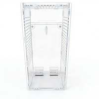 Terrarium en acrylique anti-évasion à haute transparence avec fermeture magnétique pour reptiles, araignées domestiques, araignées sauteuses, mantes religieuses