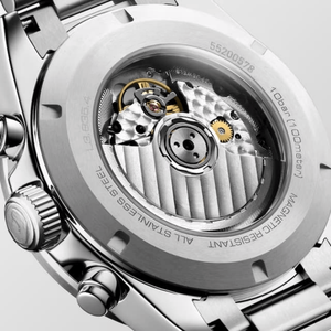 Men's <b>Automatic</b> <b>Chronograph</b> Watch Tachymeter Bezel Stainless Steel Bracelet Sapphire Crystal Sport Wristwatch Longinesing - Product Image 5