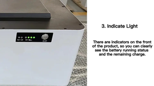 Penyimpanan Energi surya rumah tangga lifepo4 baterai ion lithium ditumpuk 15kWh 30 v 200ah - Product Image 5