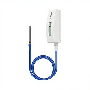 <span class=keywords><strong>ECOWITT</strong></span> WN34BD Affichage LCD Sonde de température Wi-Fi 915 MHz avec câble en silicone de 100 m pour piscine/étang/liquide/air/sol - Product Image 1